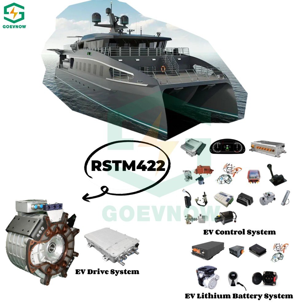 Electric Boat Conversion Kit for Ship RSTM422 Marine Boat Engine Electric Inboard Motor Kit for Battery Catamaran Yacht